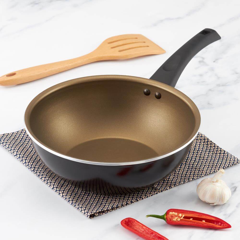 Judge Essentials Radiant Non-Stick Black Chefs Pan 24cm